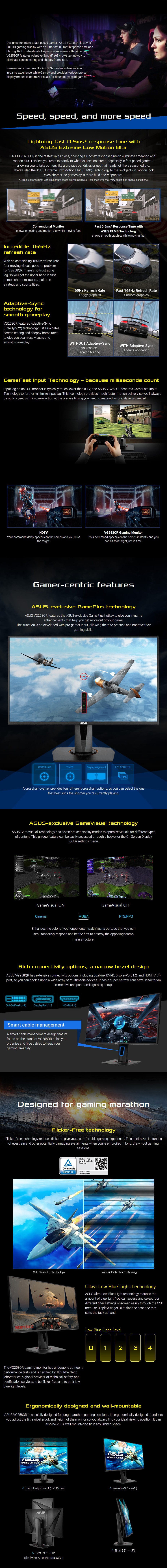 Image result for ASUS VG258Q features the ASUS-exclusive GamePlus hotkey to give you in-game enhancements that help you get more out of your game.