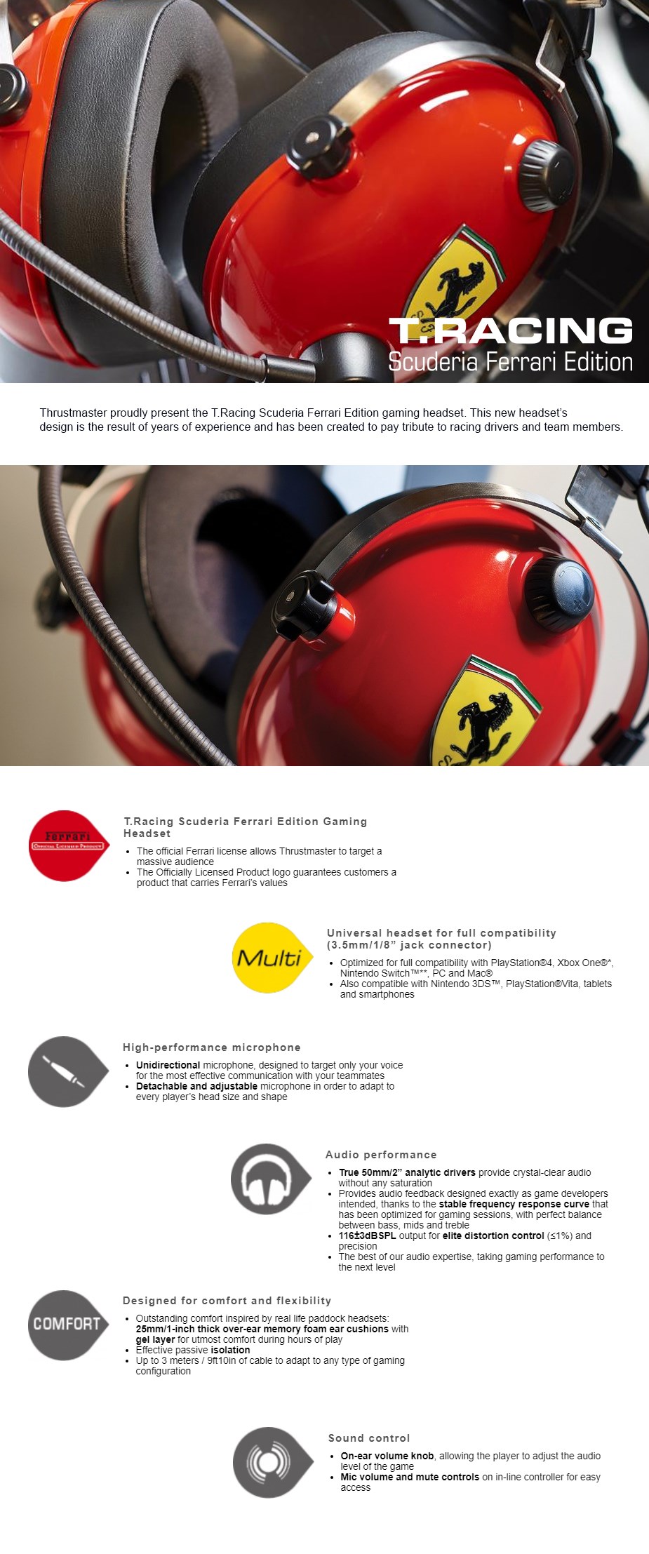 Thrustmaster T-RACING Scuderia Ferrari 