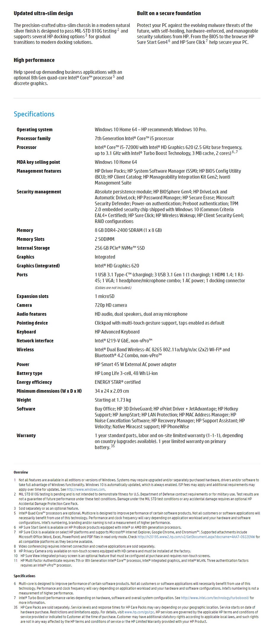 HP ProBook 640 G4 14
