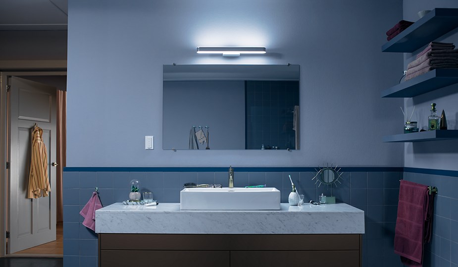 Philips Hue Adore White Ambience Bathroom Wall Light with