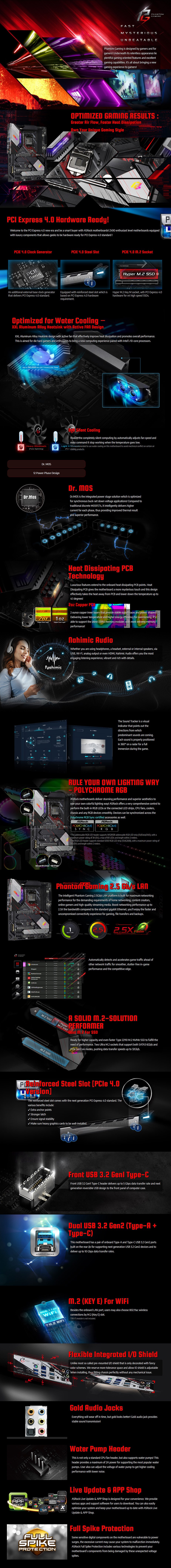 ASRock Z490 PG Velocita LGA 1200 ATX Motherboard - Overview 1