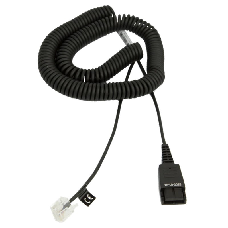 Jabra2m Coiled Quick Disconnect To RJ-45 Cable For Siemens Open Stage - Overview 1