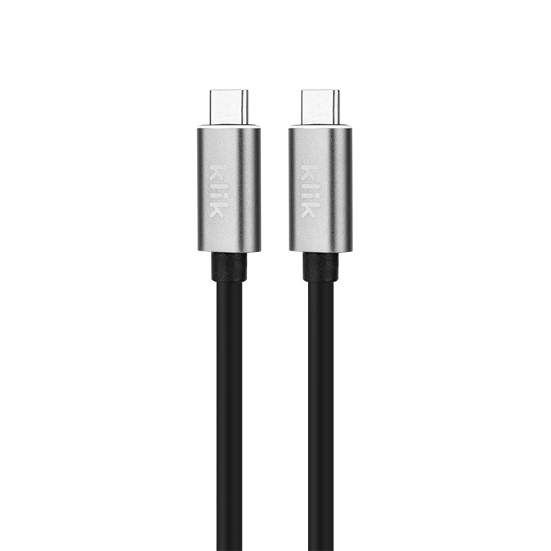 Klik 1m USB TypeC to USB TypeC USB 3.2 Gen 2 Cable KCCDT010 Mwave