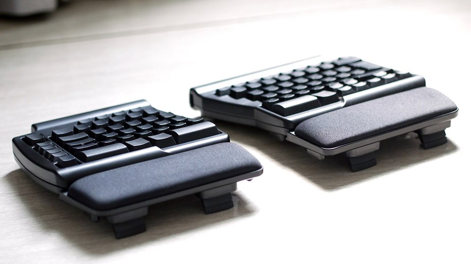 Matias Ergo Pro Programmable Ergonomic Keyboard Quiet Click Switches