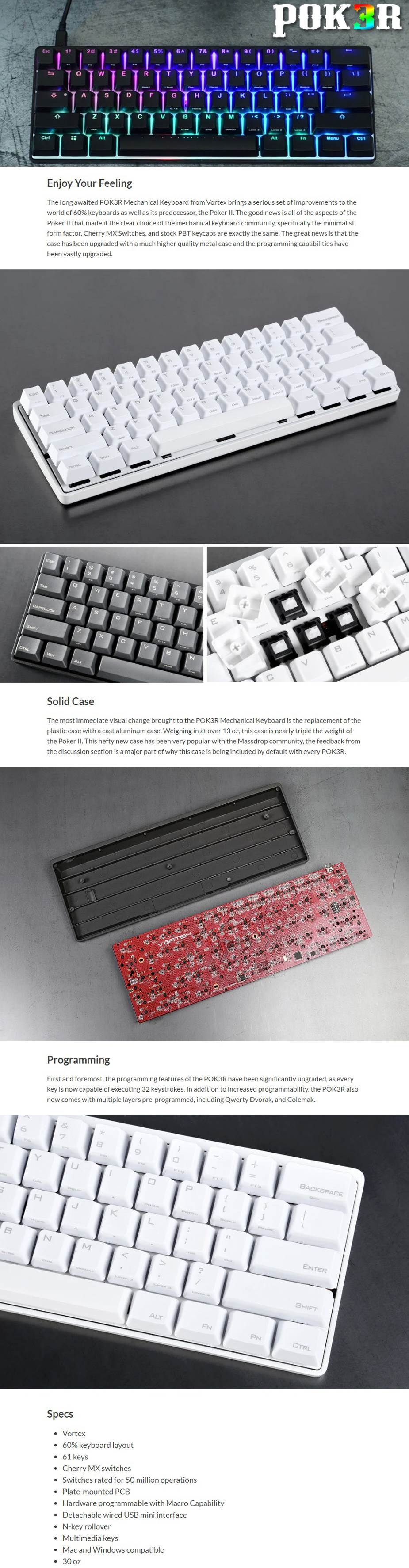 Vortex Poker 3 Rgb Led Mechanical Keyboard Cherry Mx Silver Vtk 6100r Slvbk Mwave Com Au Vortex Poker 3 Rgb Led Mechanical Keyboard Cherry Mx Silver Vtk 6100r Slvbk Mwave Com Au